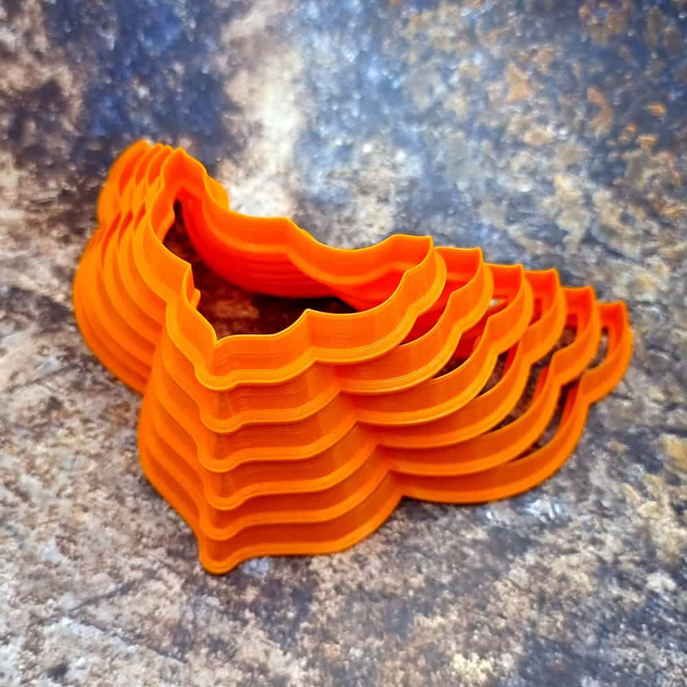 Statement necklace shape polymer clay cutter