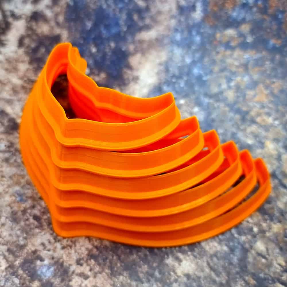 Statement necklace shape polymer clay cutter