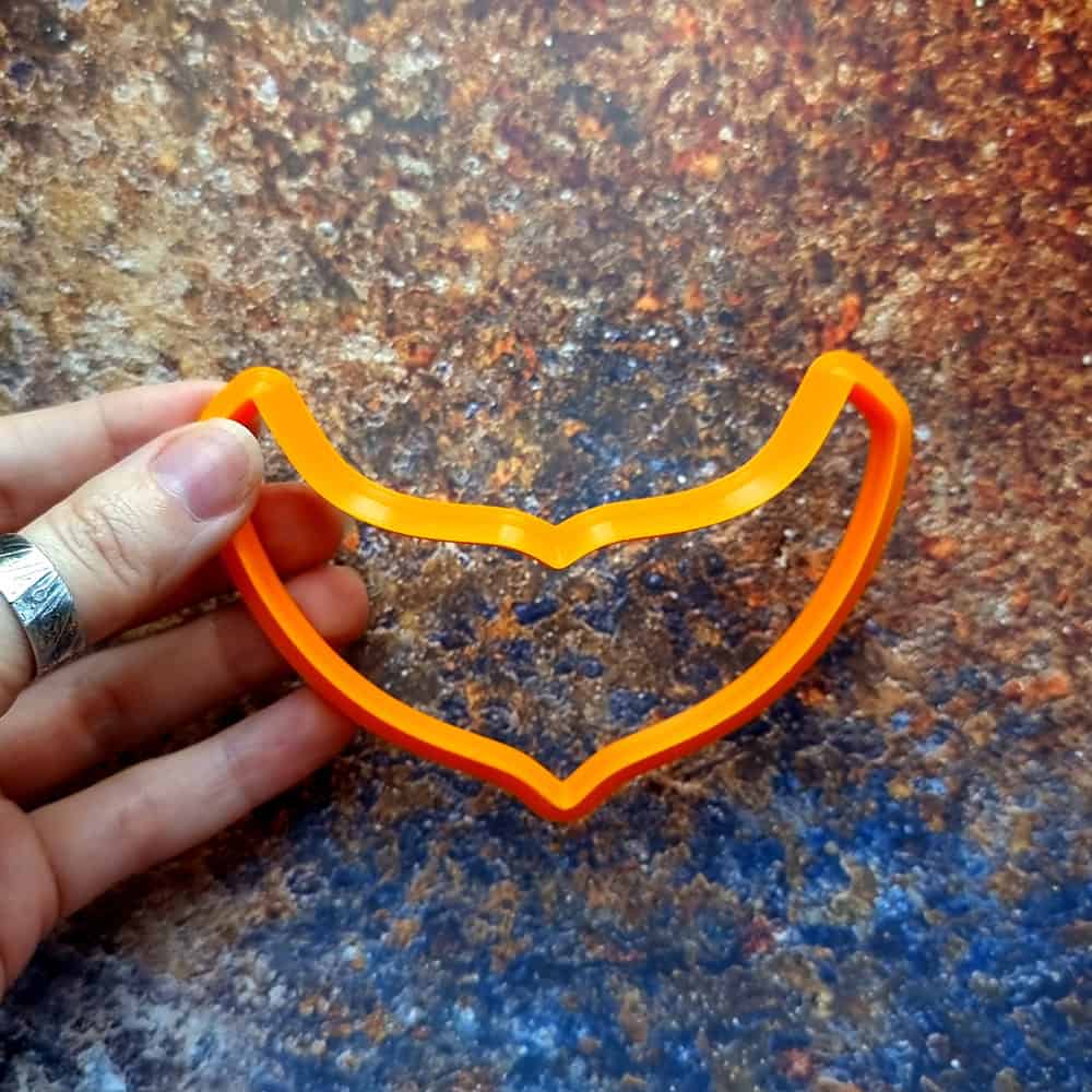 Statement necklace shape polymer clay cutter