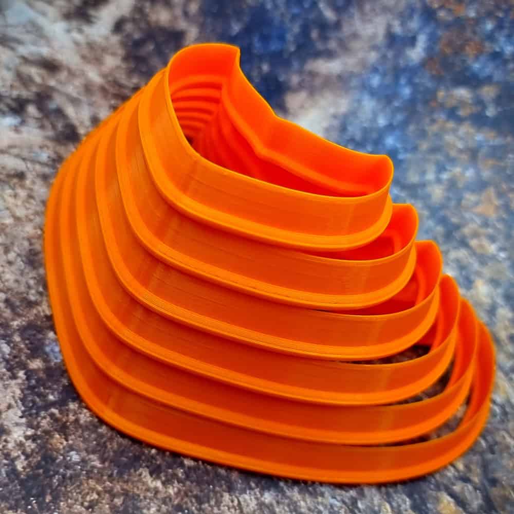 Statement necklace shape polymer clay cutter