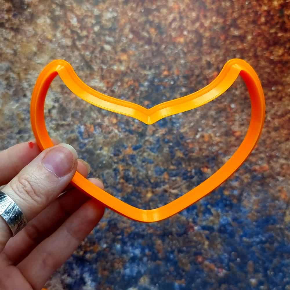 Statement necklace shape polymer clay cutter