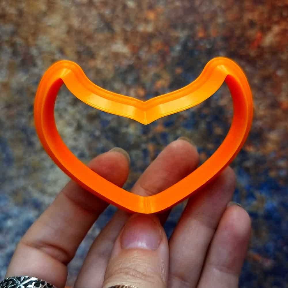 Statement necklace shape polymer clay cutter