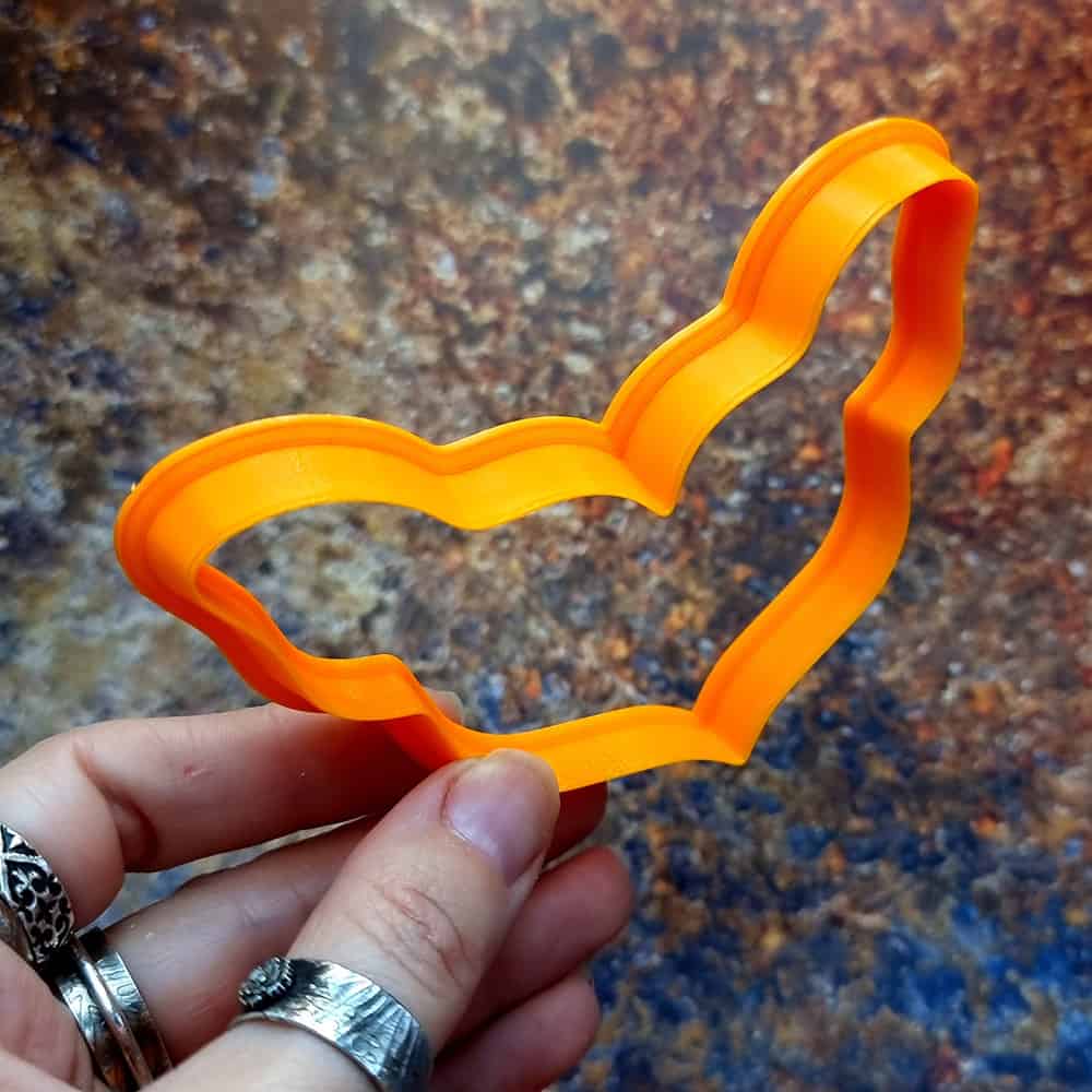 Statement necklace shape polymer clay cutter