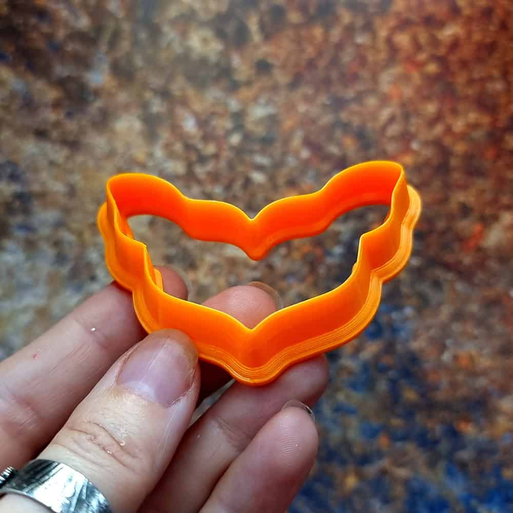 Statement necklace shape polymer clay cutter