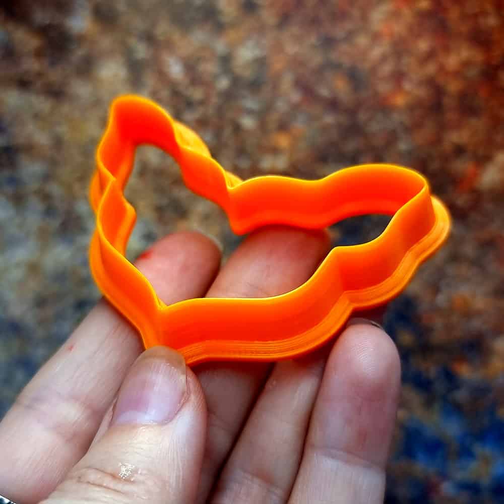 Statement necklace shape polymer clay cutter