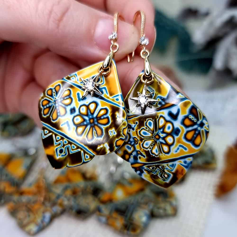 Ukrainian Motifs Earrings #11 Earrings SweetyBijou Jewelry