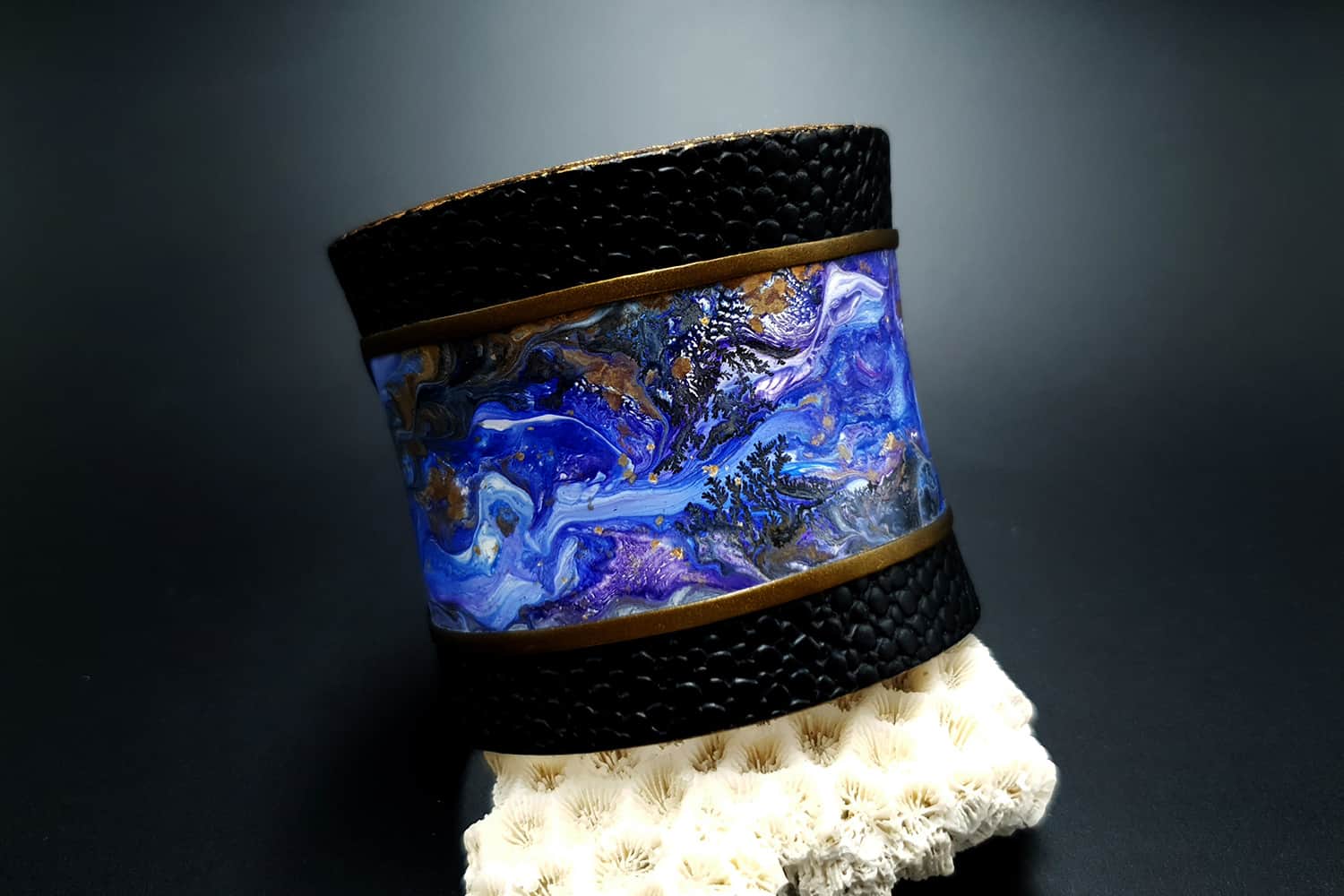 Polymer clay Bracelet "Magic Forest" Bracelet SweetyBijou Jewelry
