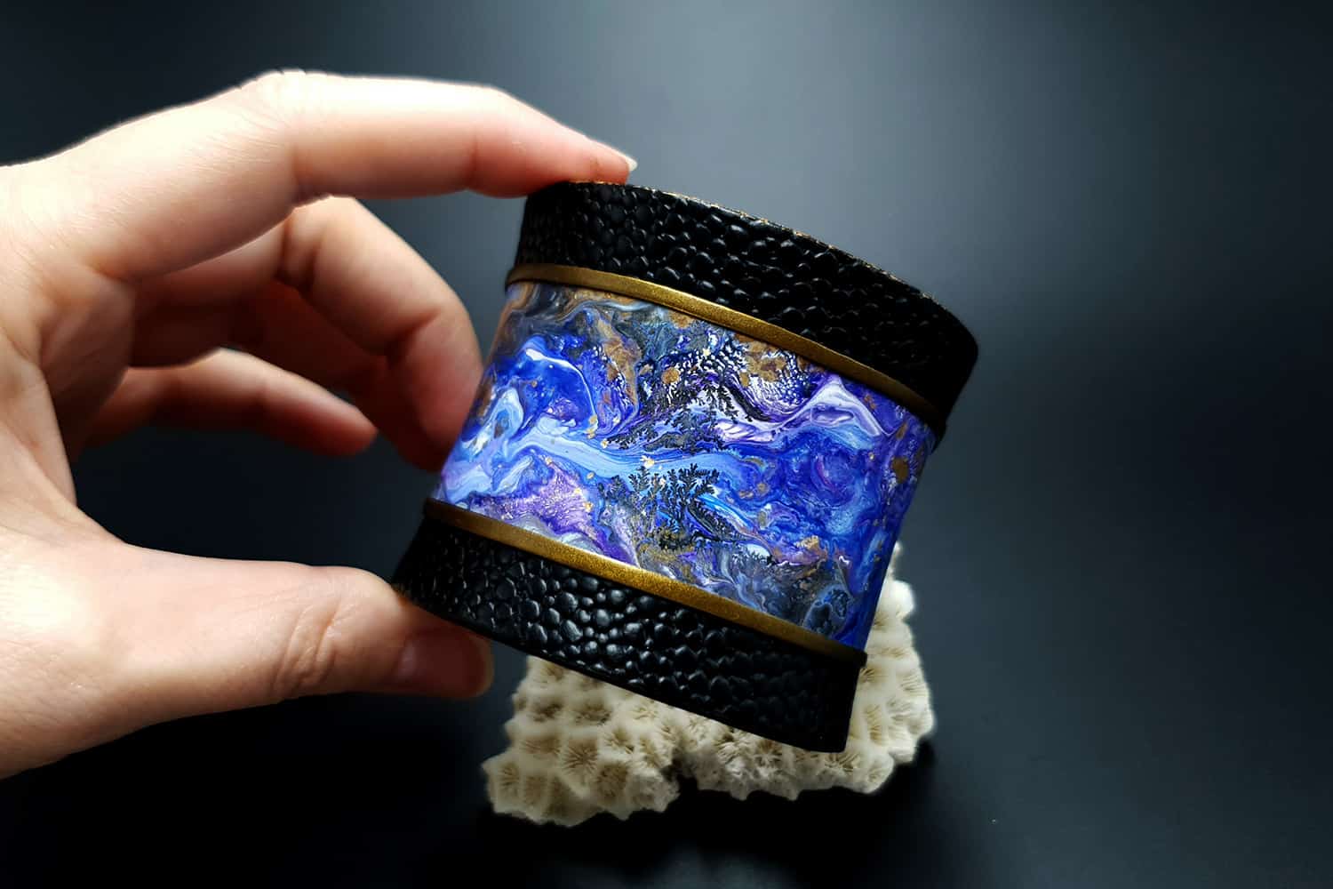 Polymer clay Bracelet "Magic Forest" Bracelet SweetyBijou Jewelry