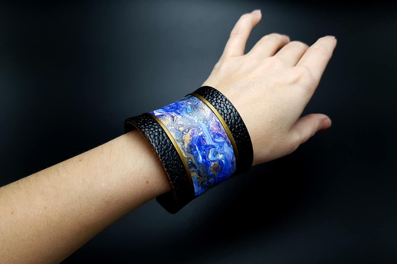 Polymer clay Bracelet "Magic Forest" Bracelet SweetyBijou Jewelry