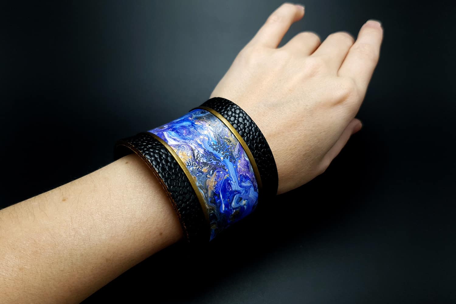 Polymer clay Bracelet "Magic Forest" Bracelet SweetyBijou Jewelry
