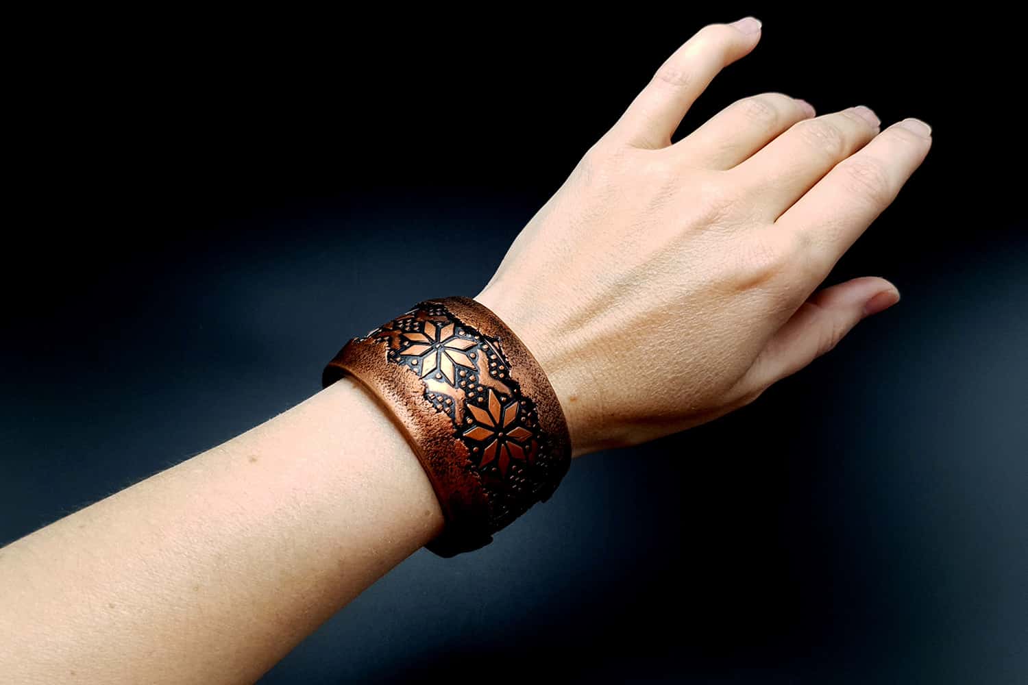"Winter Folklore" Polymer clay bracelet Bracelet SweetyBijou Jewelry