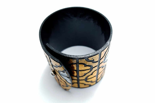 "Gold" Polymer clay bracelet Bracelet SweetyBijou Jewelry