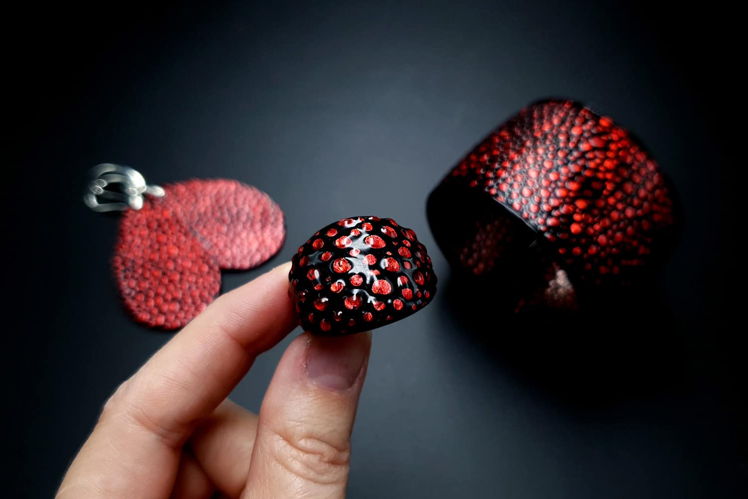 "Red Magic" Bracelet&Ring Bracelet SweetyBijou Jewelry