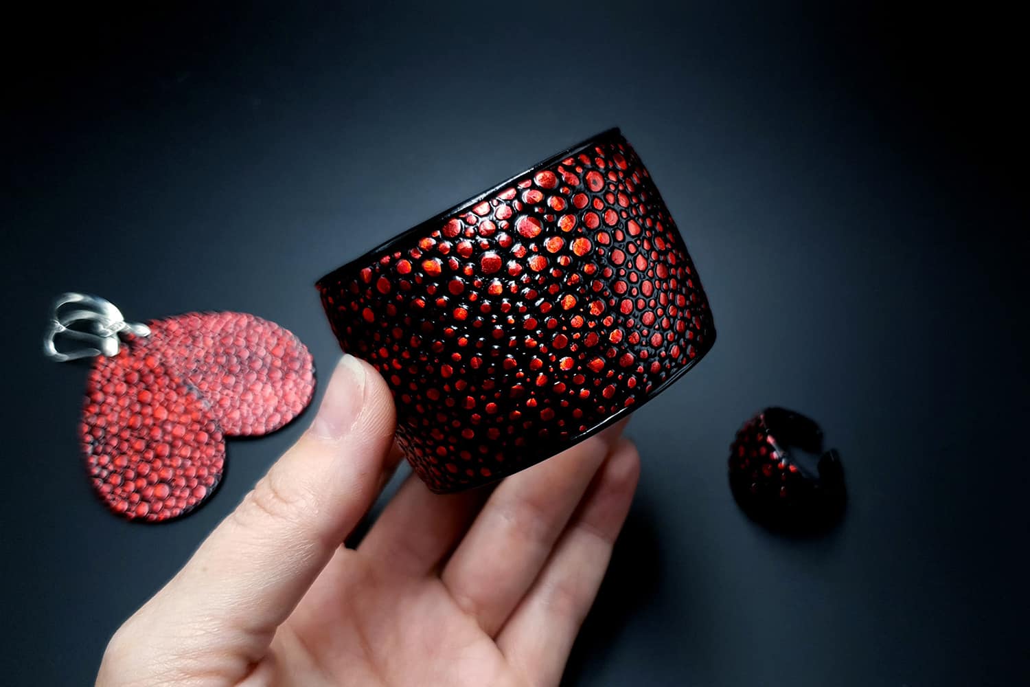"Red Magic" Bracelet&Ring Bracelet SweetyBijou Jewelry