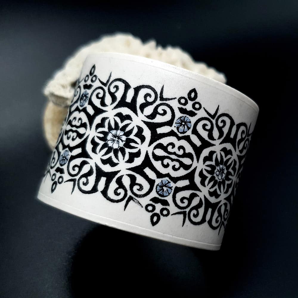 Polymer clay White Bracelet Bracelet SweetyBijou Jewelry