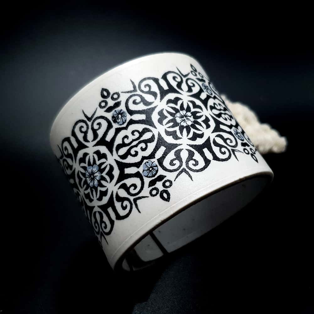 Polymer clay White Bracelet Bracelet SweetyBijou Jewelry