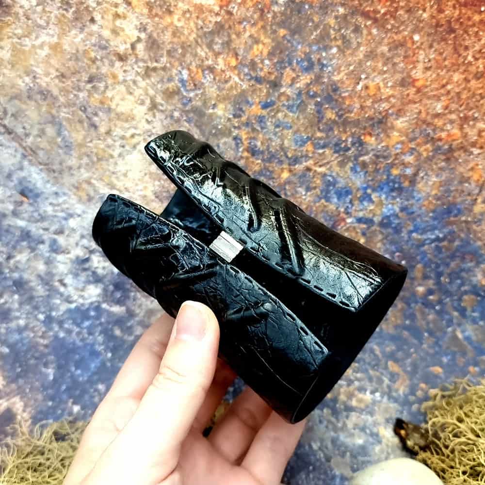 Unique Wide Black Bracelet Bracelet SweetyBijou Jewelry