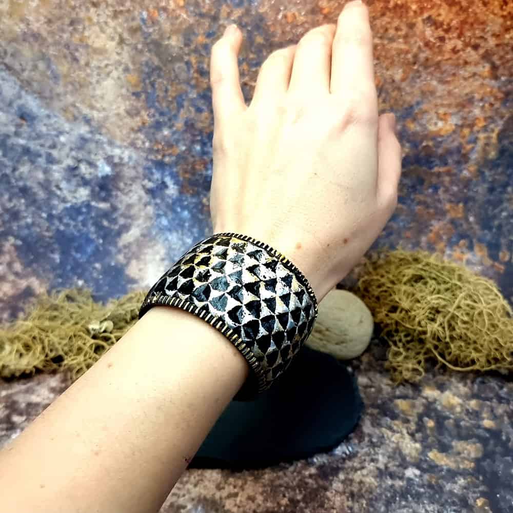 Polymer clay flexible bracelet Bracelet SweetyBijou Jewelry