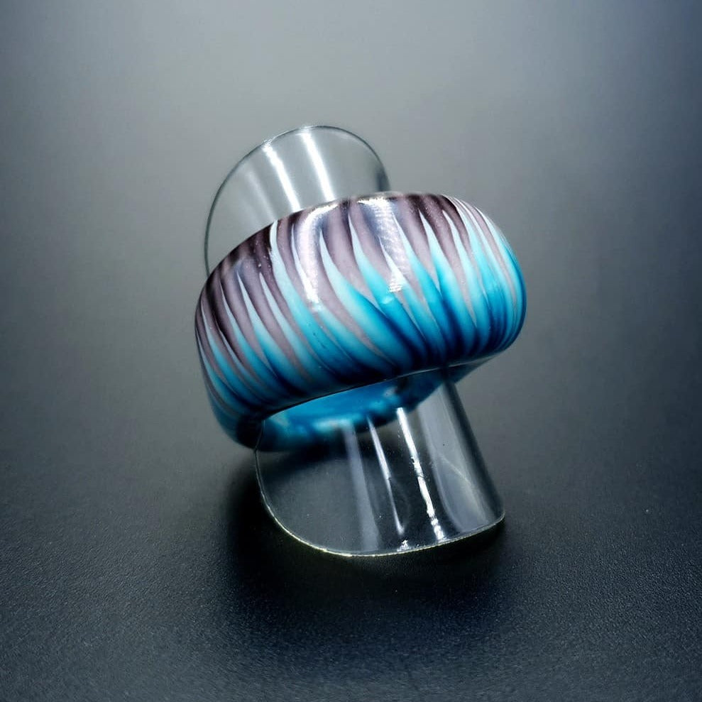 "Blue Flame" Ring Ring SweetyBijou Jewelry Default Title