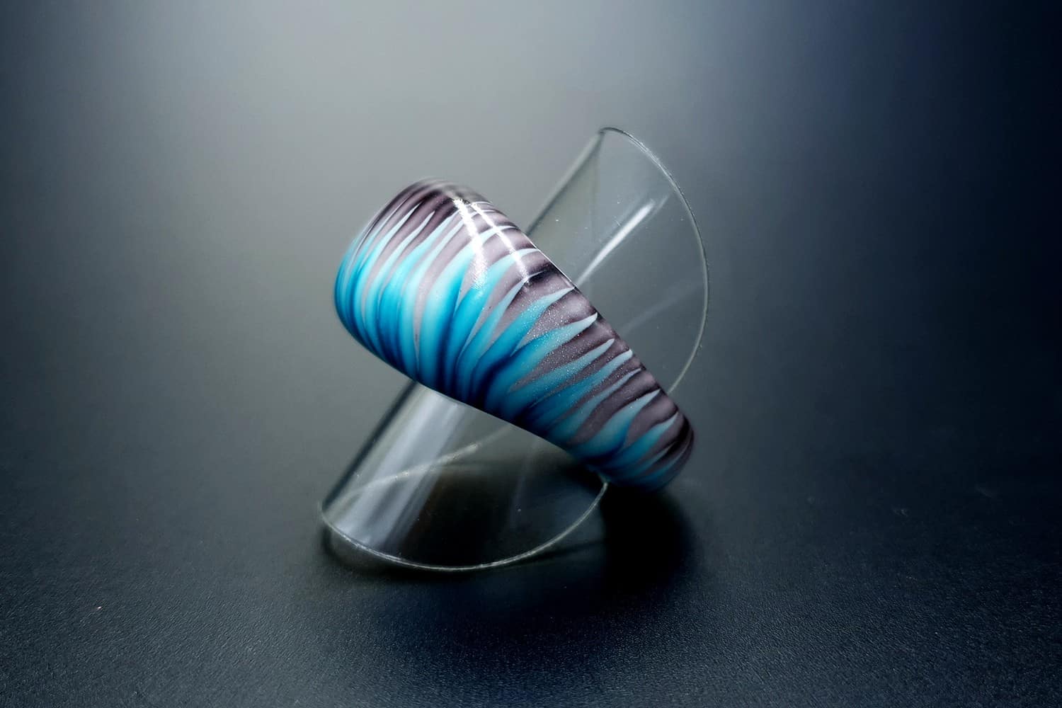 "Blue Flame" Ring Ring SweetyBijou Jewelry