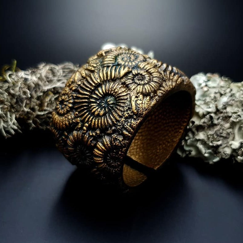 Bracelet Cuff Ammonites Bracelet SweetyBijou Jewelry Default Title