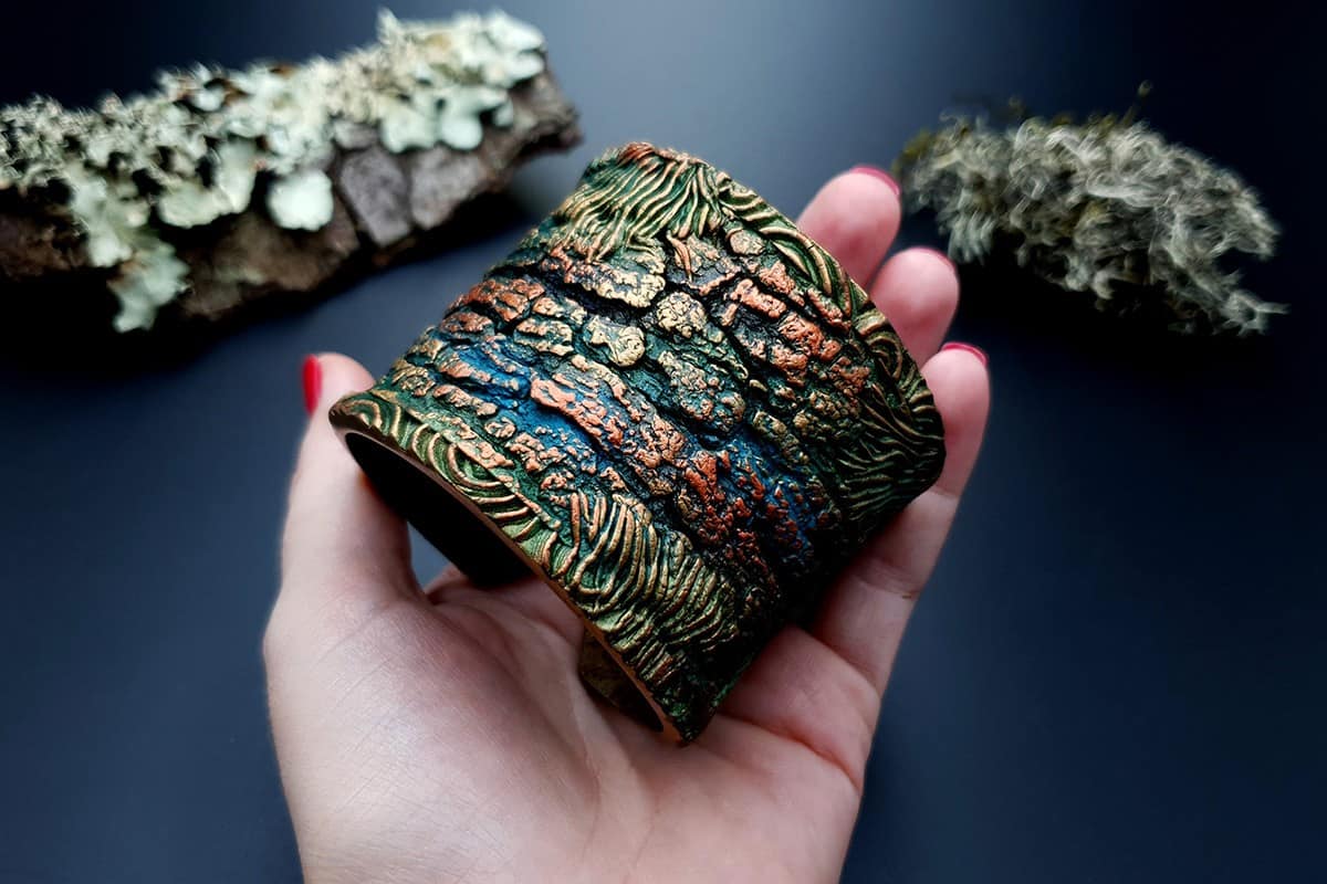 Bracelet Cuff Forest Treasure Bracelet SweetyBijou Jewelry