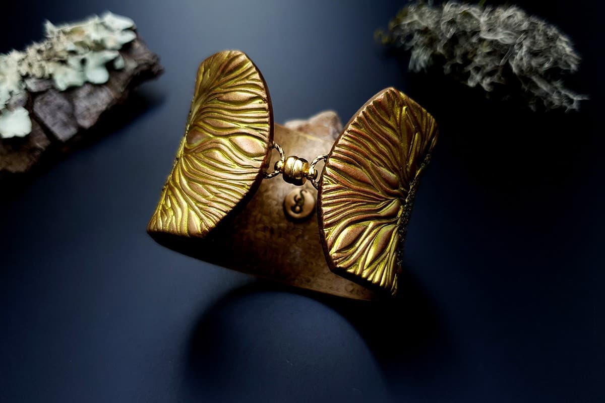 Bracelet Cuff OM Bracelet SweetyBijou Jewelry