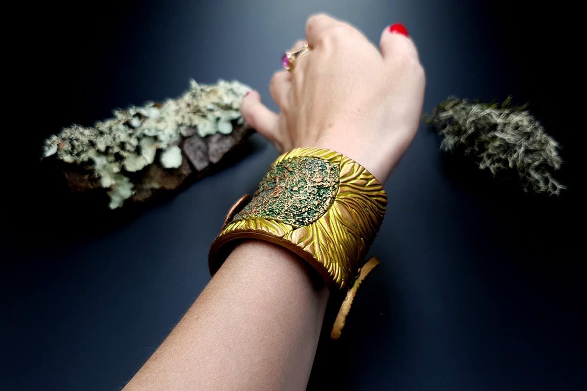 Bracelet Cuff OM Bracelet SweetyBijou Jewelry