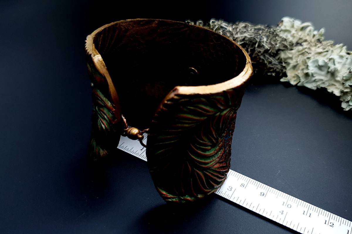 Bracelet Cuff Tree Bark Bracelet SweetyBijou Jewelry