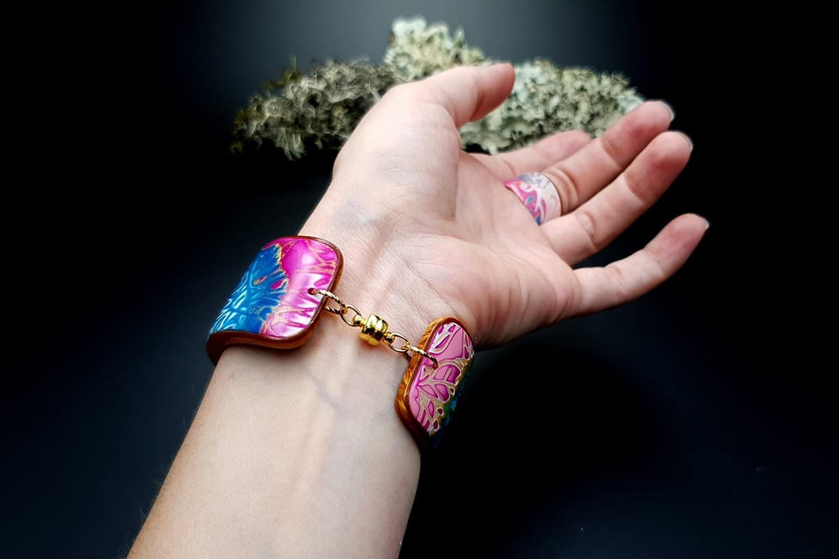 Bracelet Cuff and Ring Jewelry Set SweetyBijou Jewelry