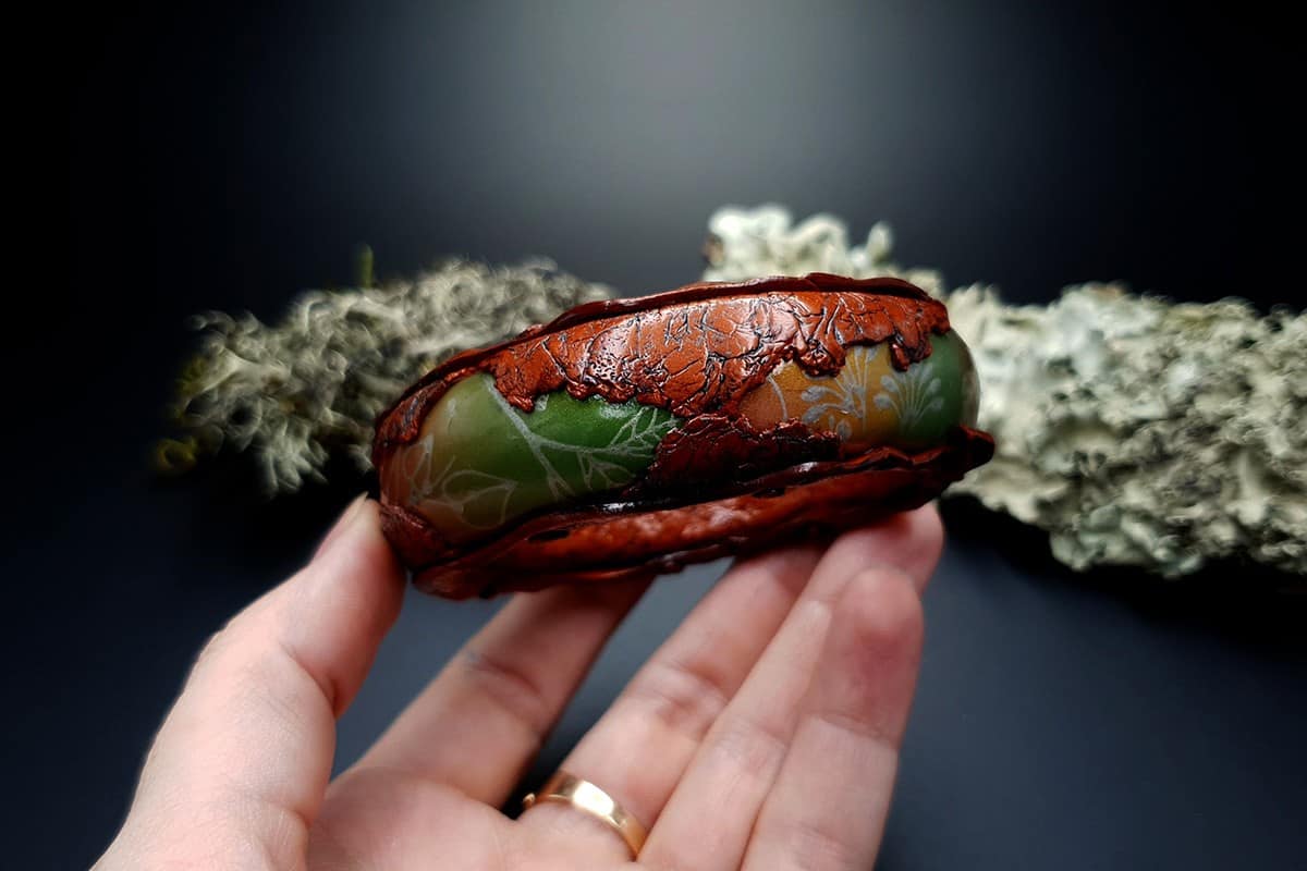 Bracelet Rusted Metal Bracelet SweetyBijou Jewelry