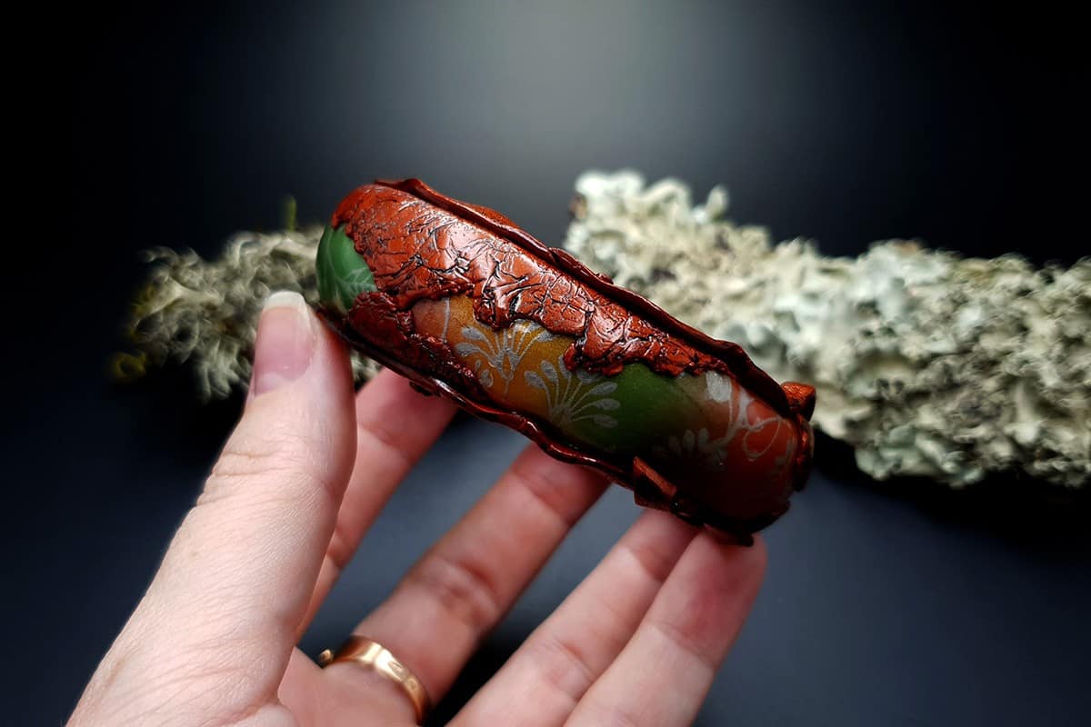 Bracelet Rusted Metal Bracelet SweetyBijou Jewelry