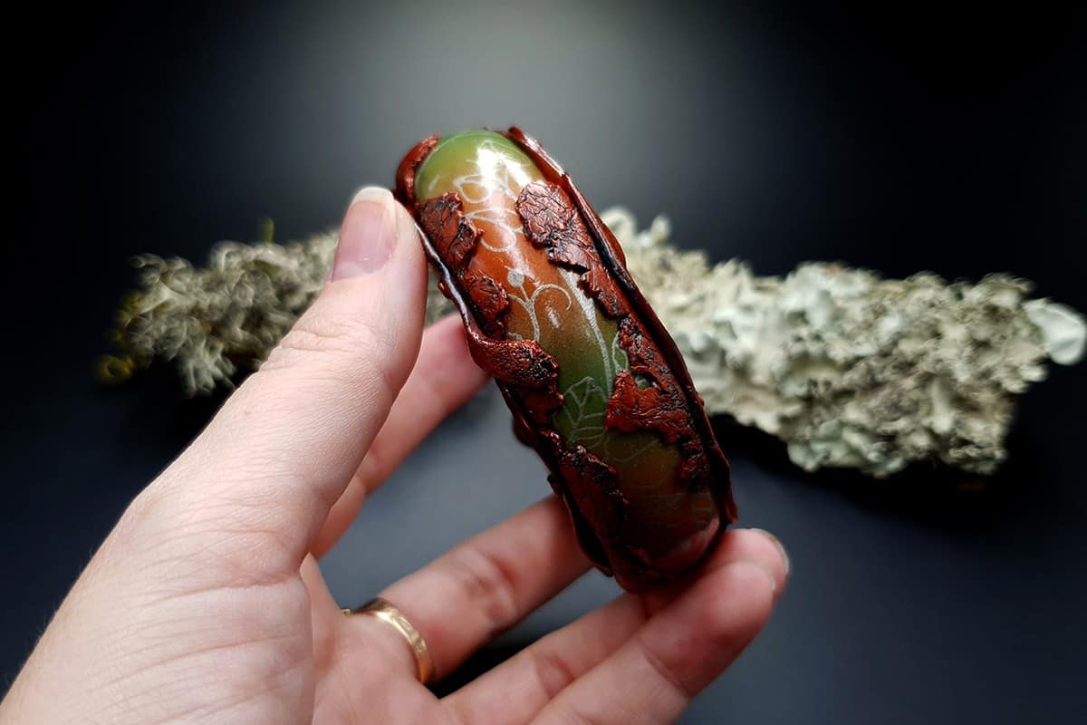 Bracelet Rusted Metal Bracelet SweetyBijou Jewelry