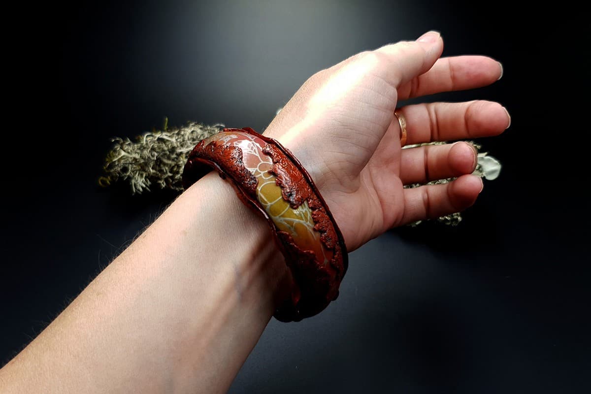 Bracelet Rusted Metal Bracelet SweetyBijou Jewelry
