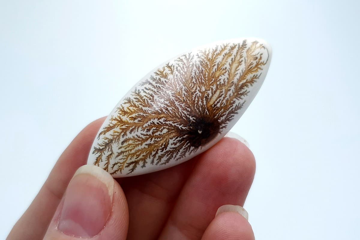 4 cabochons Faux Dendritic Agate #4 Cabochons SweetyBijou Cabochons