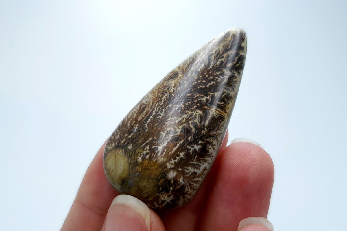 4 cabochons Faux Dendritic Agate #4 Cabochons SweetyBijou Cabochons