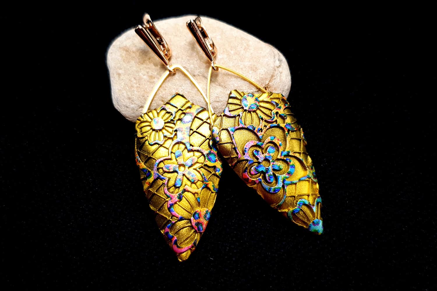 Earrings "Rainbow Flowers" Earrings SweetyBijou Jewelry