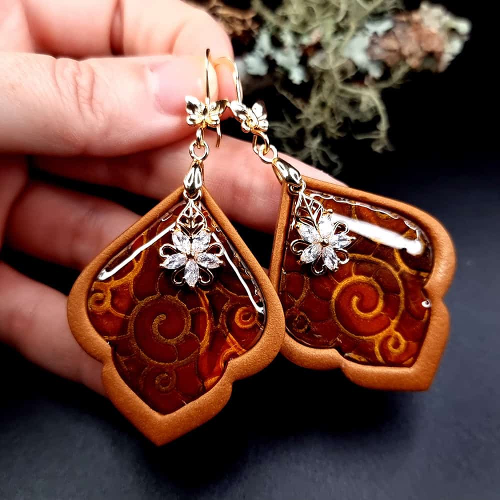Polymer clay Earrings "Sweet Morocco" Earrings SweetyBijou Jewelry