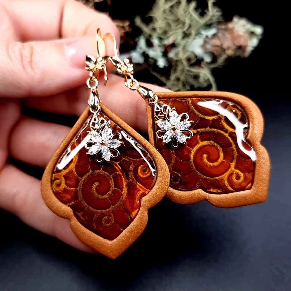 Polymer clay Earrings "Sweet Morocco" Earrings SweetyBijou Jewelry
