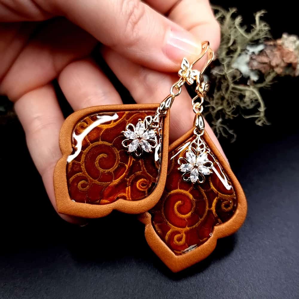 Polymer clay Earrings "Sweet Morocco" Earrings SweetyBijou Jewelry