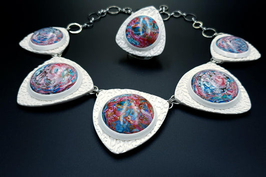 "Earth in the Porthole" Jewelry Set Jewelry Set SweetyBijou Jewelry