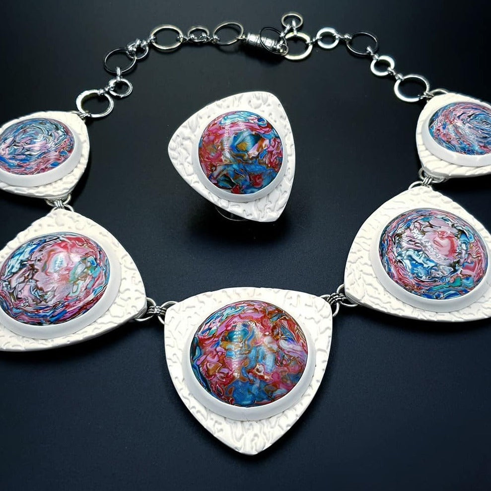 "Earth in the Porthole" Jewelry Set Jewelry Set SweetyBijou Jewelry Default Title
