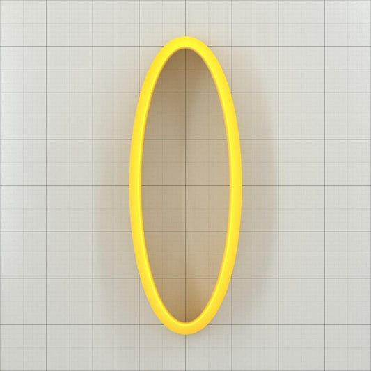 Oval 6:2 - Set of 11 Polymer Clay Cutters Plastic Cutters SweetyBijou Tools