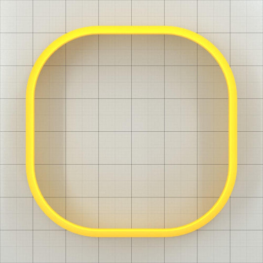 Square Extra-Rounded - Set of 11 Clay Cutters Plastic Cutters SweetyBijou Tools