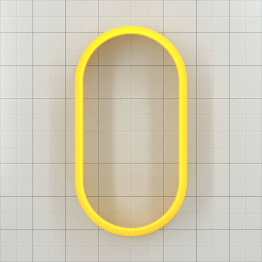 Rectangle Extra-Rounded 6:3 - Set of 11 Clay Cutters Plastic Cutters SweetyBijou Tools