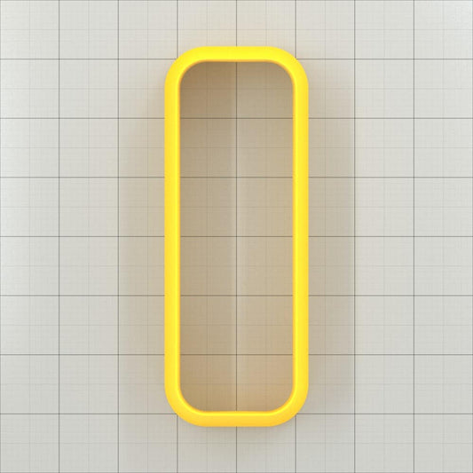 Rectangle Rounded 6:2 - Set of 11 Polymer Clay Cutters Plastic Cutters SweetyBijou Tools