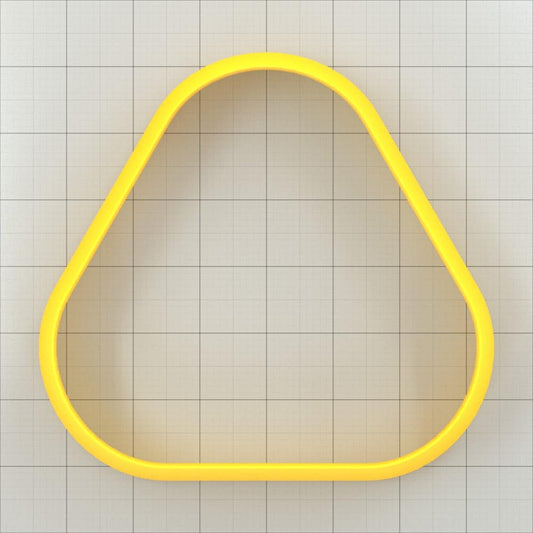 Triangle Extra-Rounded - Set of 11 Polymer Clay Cutters Plastic Cutters SweetyBijou Tools