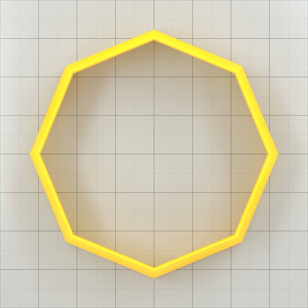 Octagon - Set of 11 Polymer Clay Cutter Plastic Cutters SweetyBijou Tools