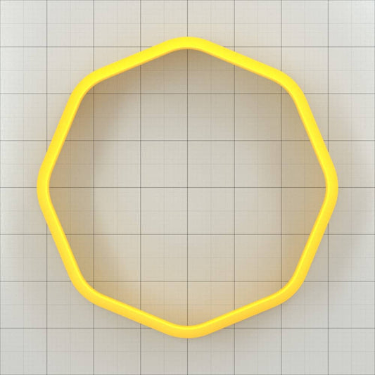 Octagon Rounded - Set of 11 Clay Cutters Plastic Cutters SweetyBijou Tools