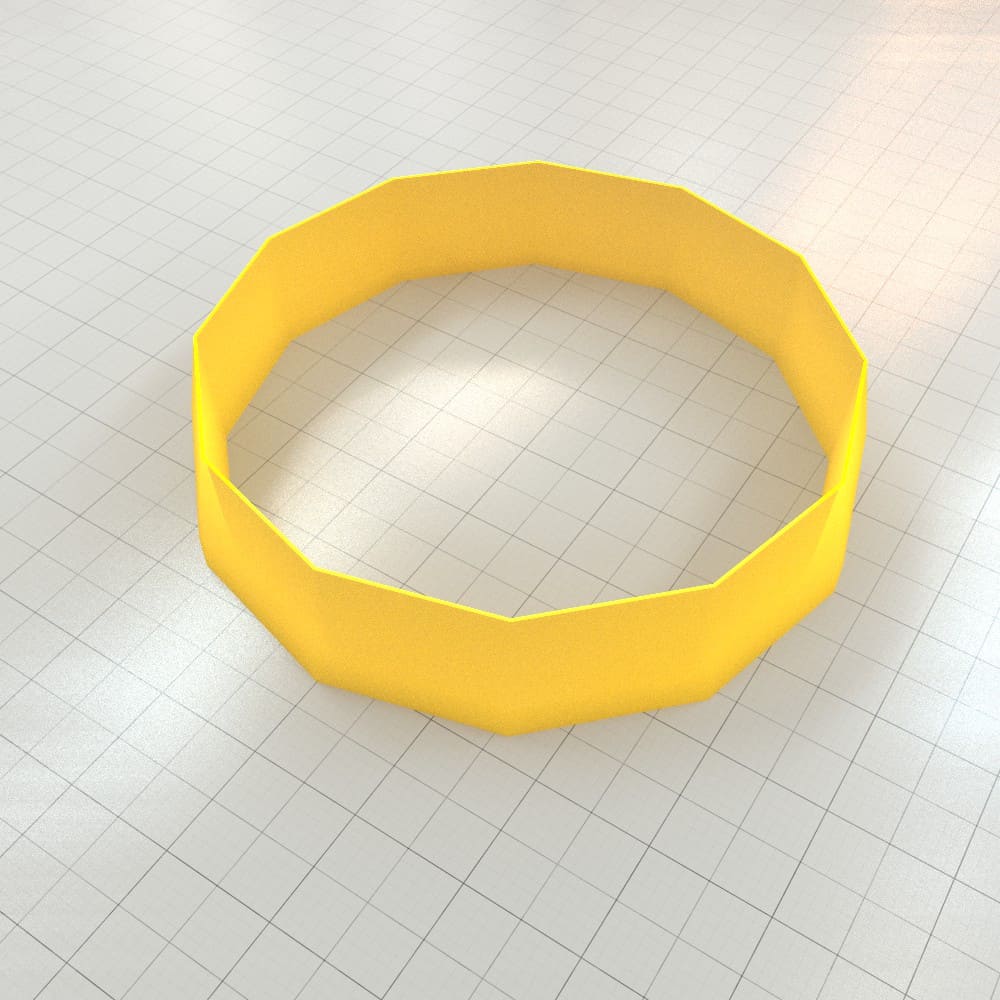 12-Sided Shape - Set of 11 Polymer Clay Cutters Plastic Cutters SweetyBijou Tools